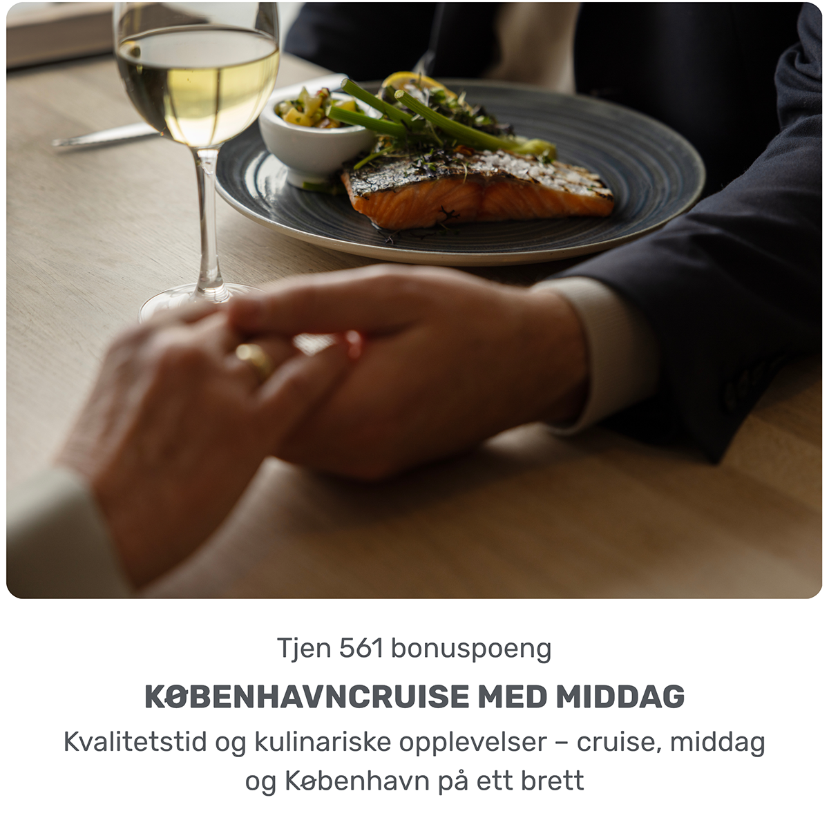 Københavncruise med middag